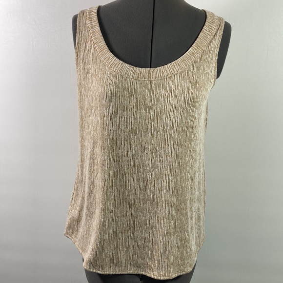 Pure Jill Short Sleeve One Button Large  Pocket Top Matching Sleeveless Shell - Picture 6 of 9